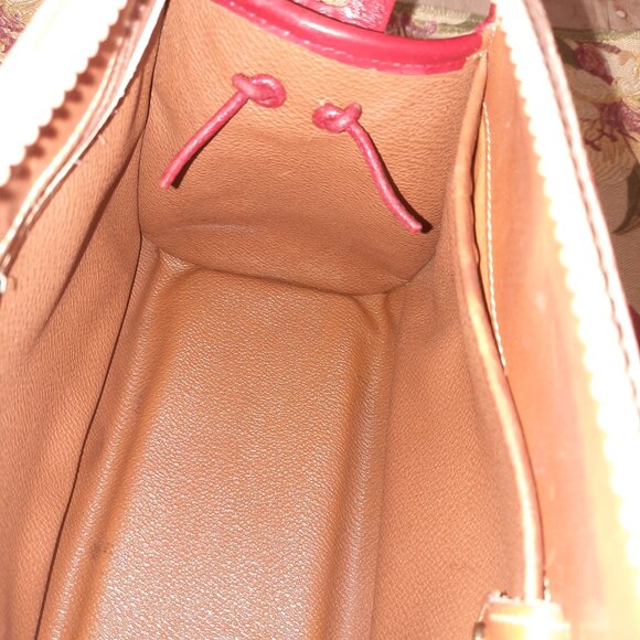 SOLD! Dooney & Bourke Red Leather Satchel Vintage All Weather Leather - Picture 14 of 16